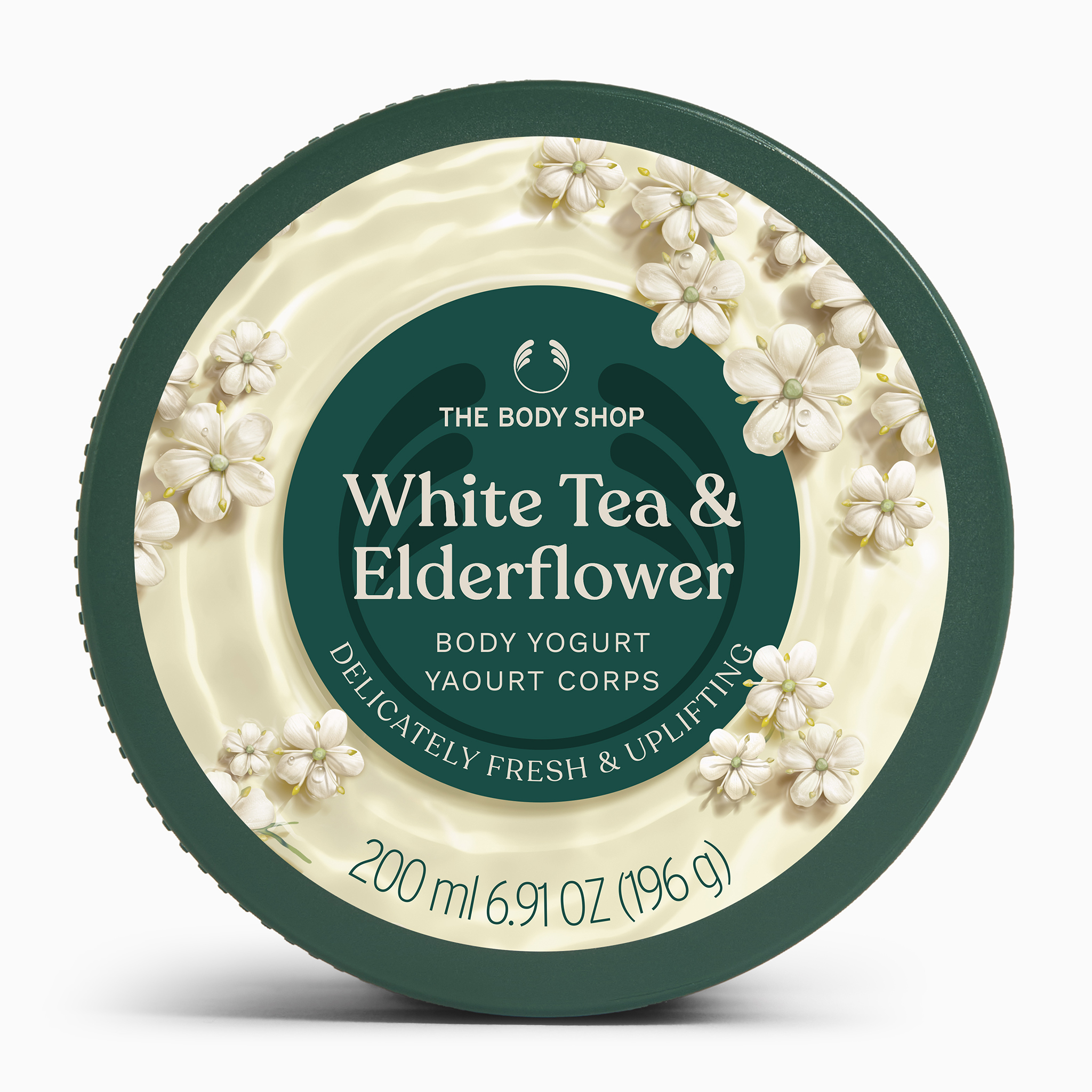 The Body Shop White Tea & Elderflower Body Yogurt 200ml body yogurt tub