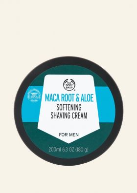 Maca Root & ALoe Shaving Cream fra The Body Shop