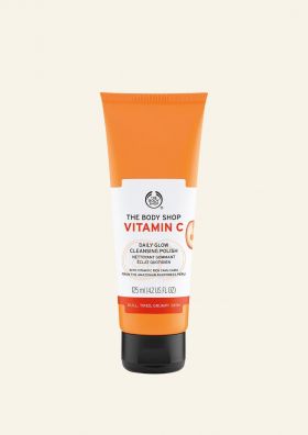 Vitamin C Skrubb og Ansiktsrens fra The Body Shop